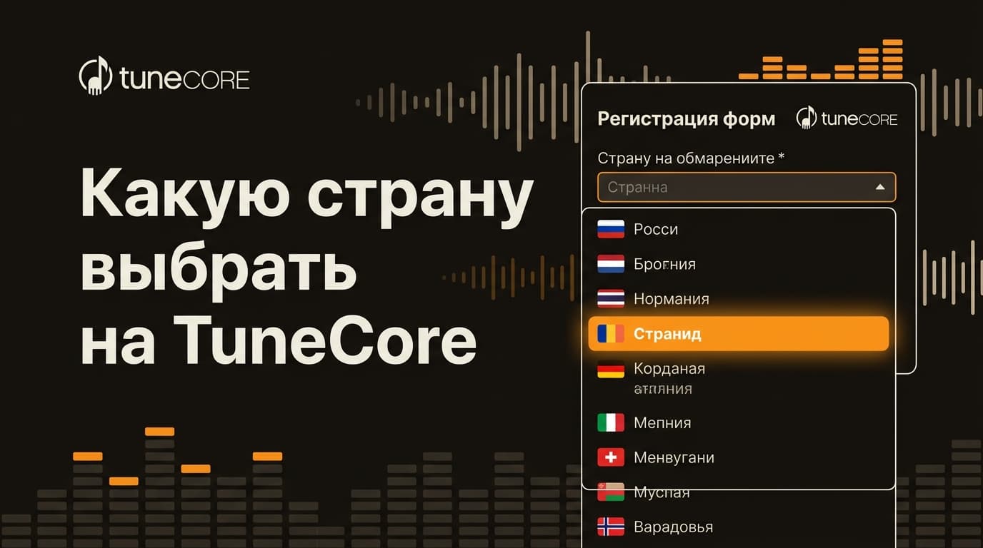 От какой страны регистрироваться на TuneCore: как выбрать правильно и не запутаться с налогами