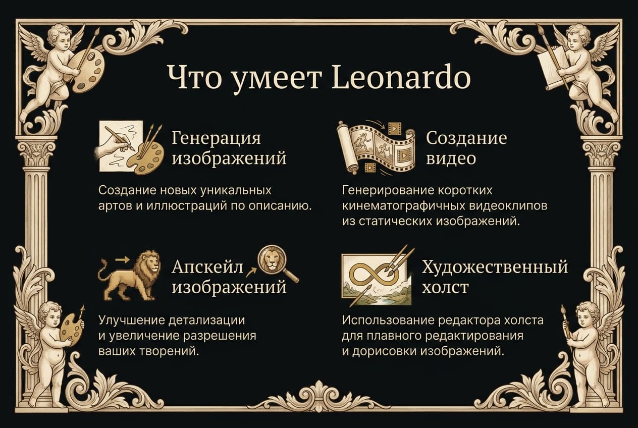 Как оплатить Leonardo AI из России в 2026 году: генерация картинок без зарубежной карты — фото 1