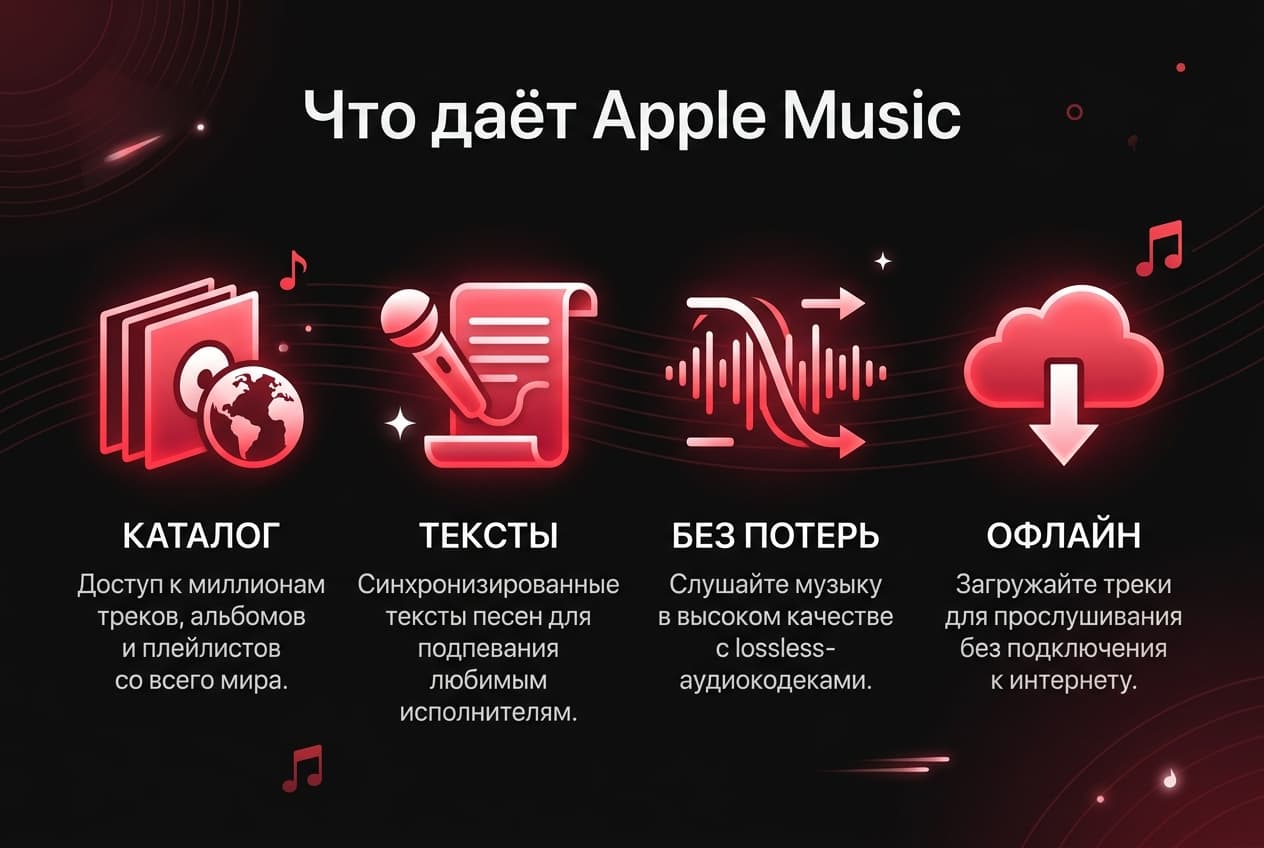 Как оформить подписку Apple Music в России в 2026 году: без зарубежной карты — фото 1