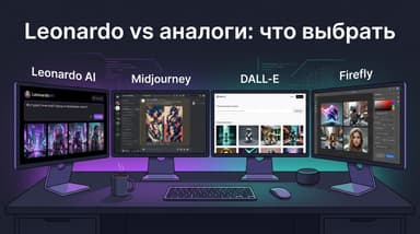 Leonardo AI, Midjourney или что-то ещё: как выбрать генератор изображений в 2026 году