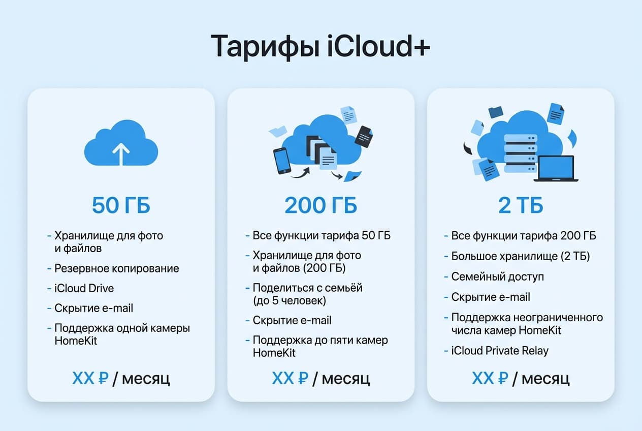 Как оплатить iCloud на iPhone из России в 2026 году: без зарубежной карты — фото 2
