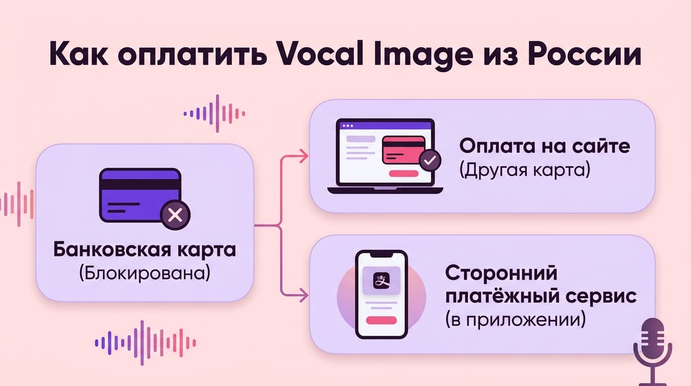 Как оплатить Vocal Image из России в 2026 году? — фото 3