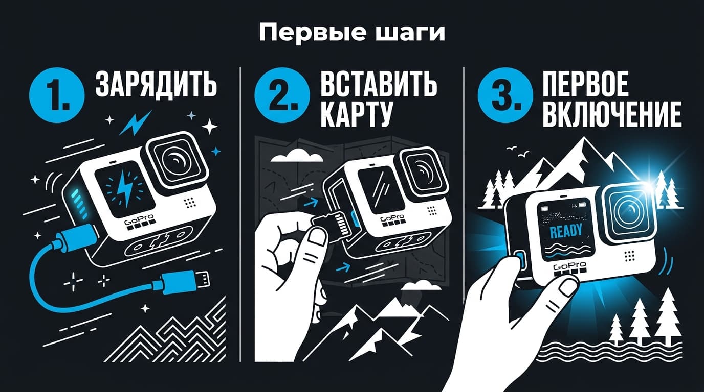 Как настроить GoPro Hero 13 в России: от распаковки до первого ролика — фото 1
