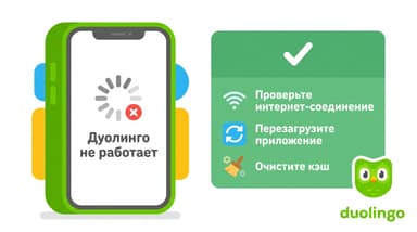 Duolingo не работает: что именно сломалось и как починить это за пару минут