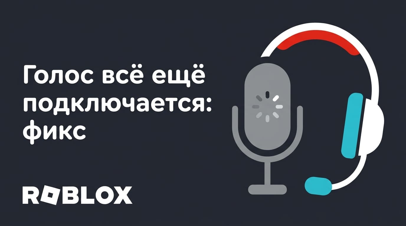 Roblox: «voice is still connecting» — как исправить голосовой чат