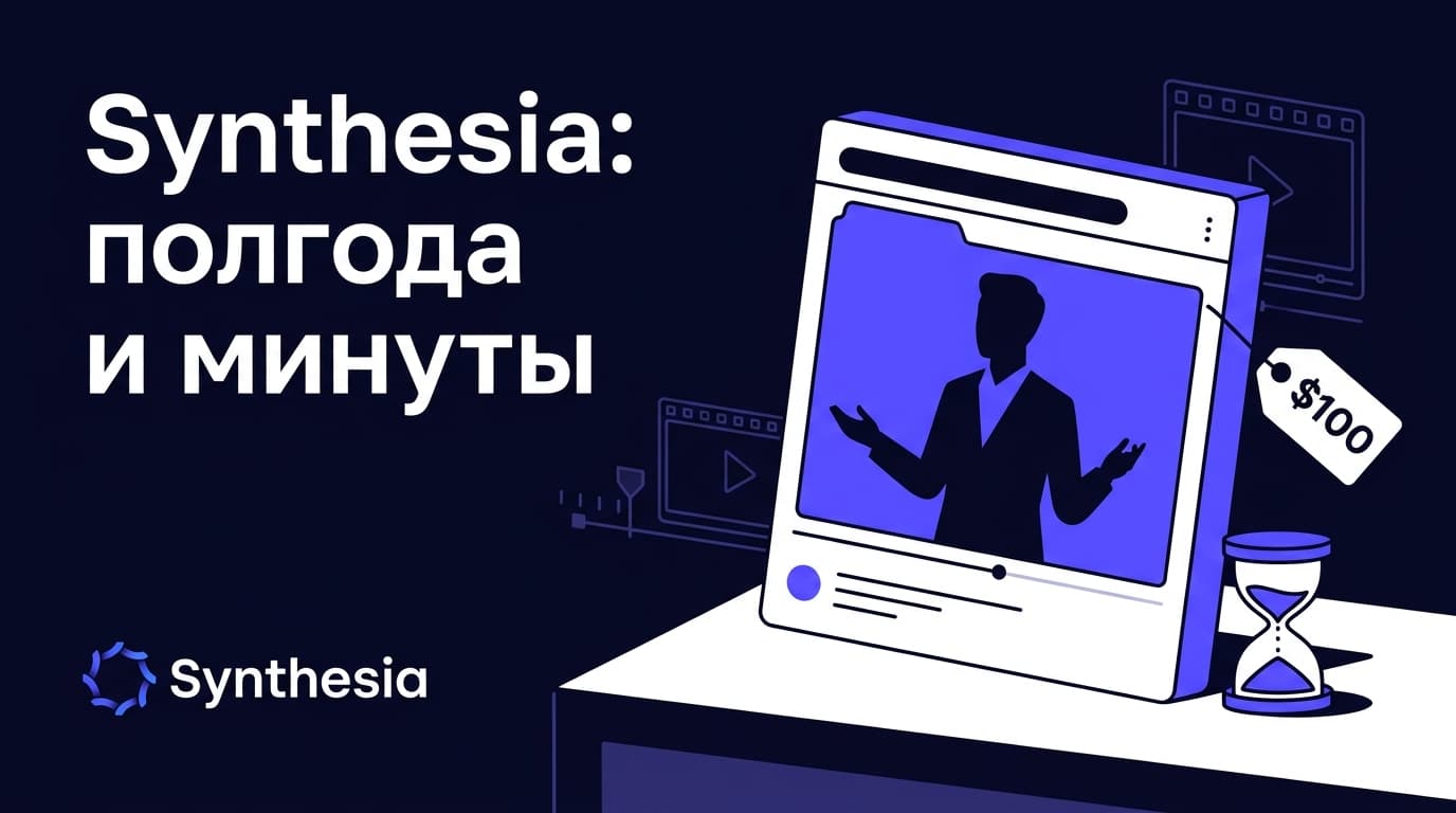Делаю обучающие видео в Synthesia полгода: честный отзыв про минуты, аватаров и цену