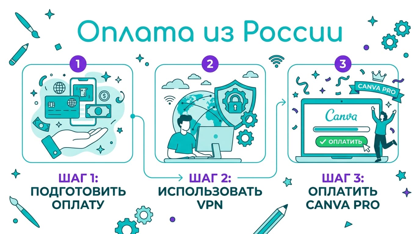 Как оплатить подписку Canva из России в 2026 году — фото 3