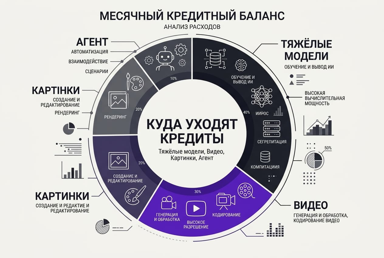 Как оплатить Abacus AI из России в 2026 году: сколько стоит ChatLLM и куда уходят кредиты — фото 5
