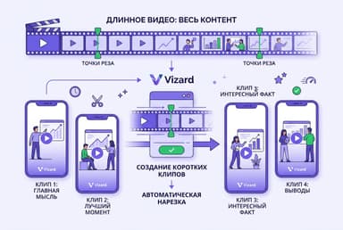 Как оплатить Vizard из России в 2026 году: нарезка видео на клипы без зарубежной карты