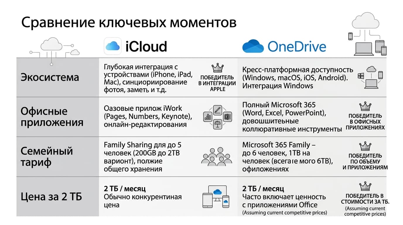 Что выбрать для облака: iCloud или OneDrive — фото 3