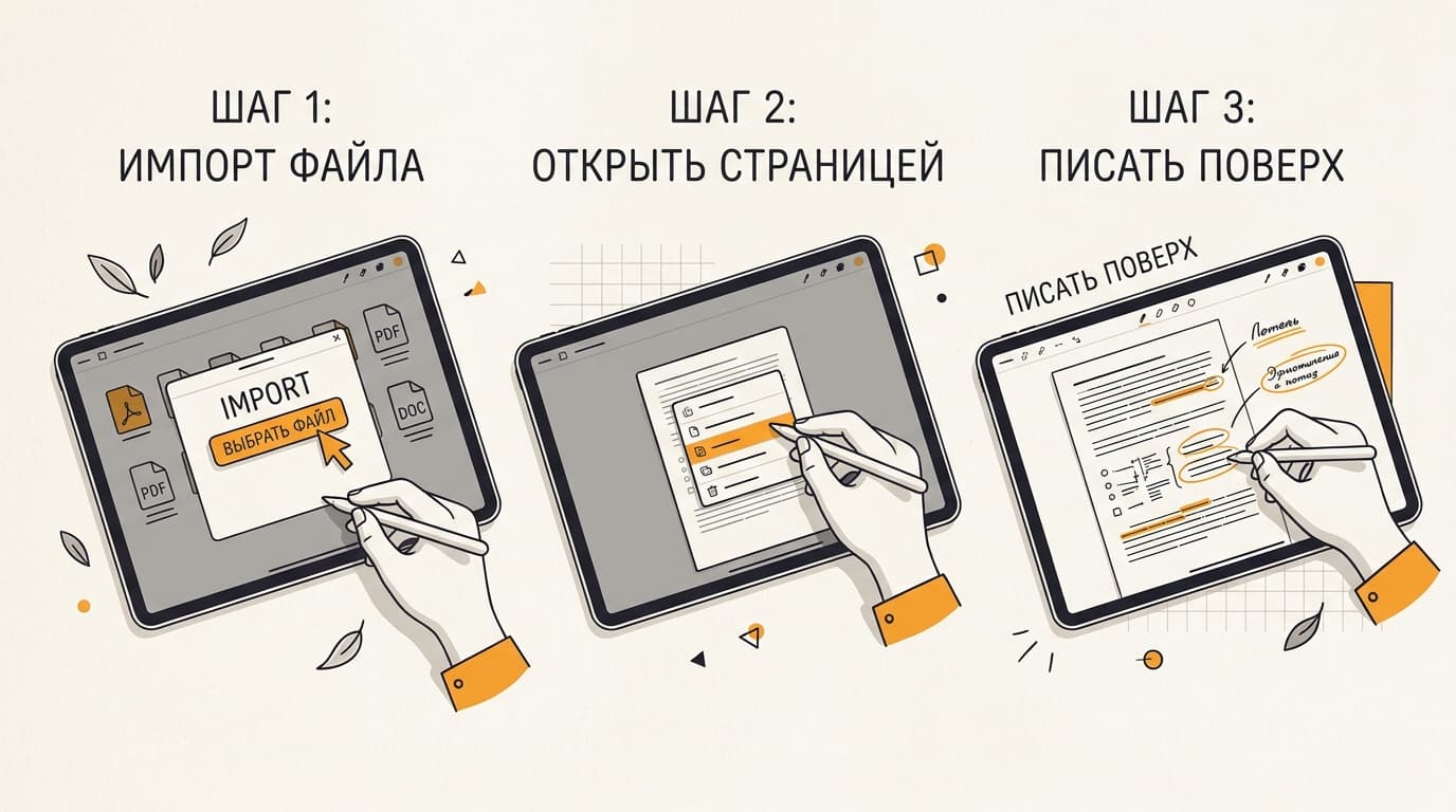 Notability: как пользоваться приложением от первого запуска до записи лекций — фото 4