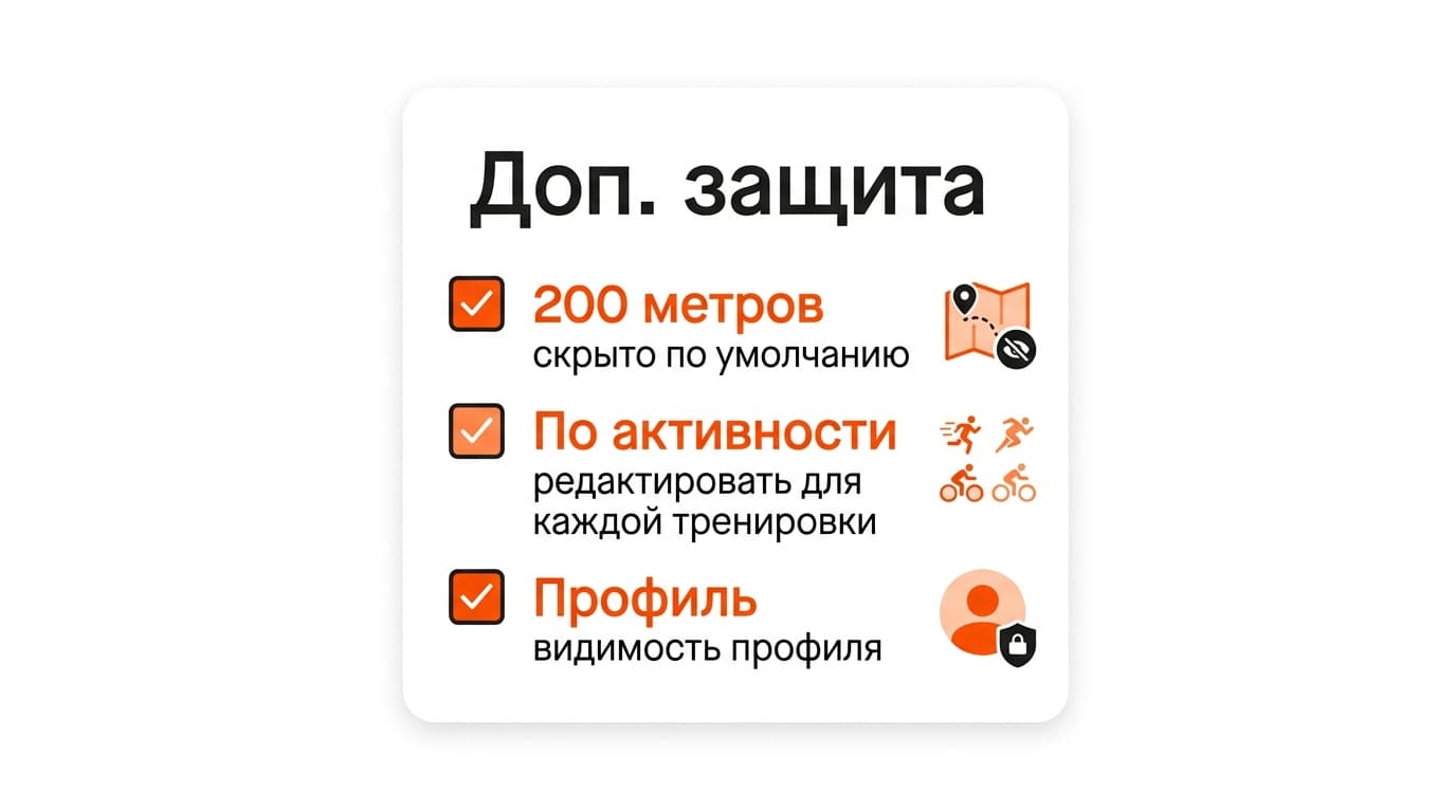 Зоны приватности в Strava: как скрыть от чужих глаз свой дом на карте тренировок — фото 4