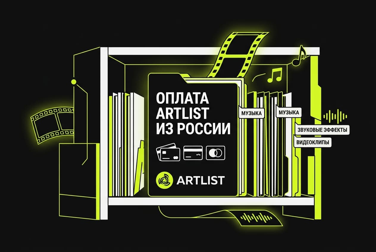 Как оплатить Artlist из России в 2026 году: библиотека для креаторов без зарубежной карты