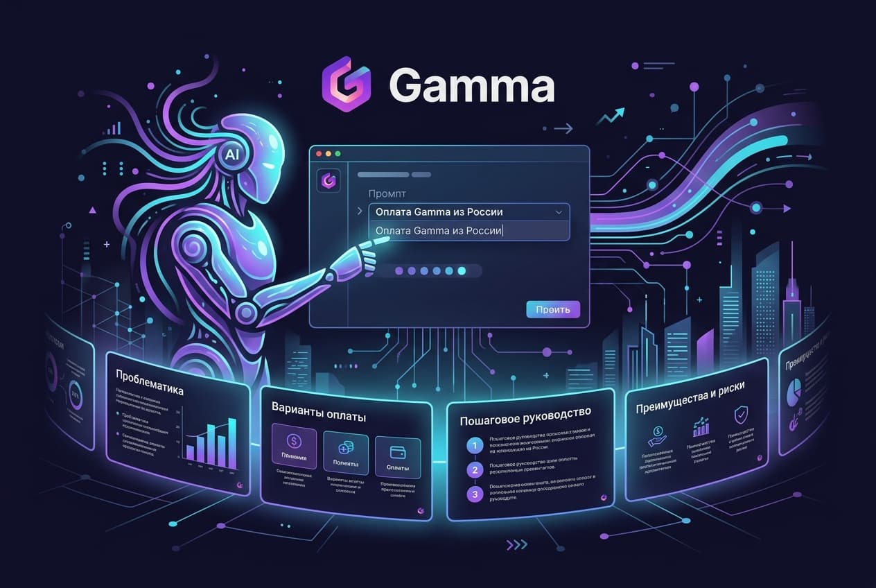 Как оплатить Gamma из России в 2026 году: подписку без зарубежной карты