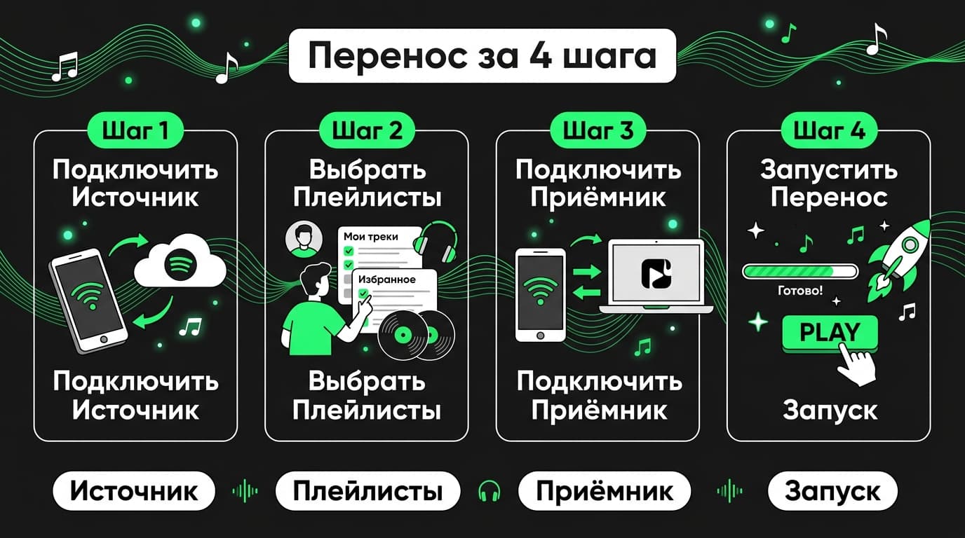 Как перенести плейлист из Яндекс Музыки в Spotify: два рабочих способа и их лимиты — фото 1