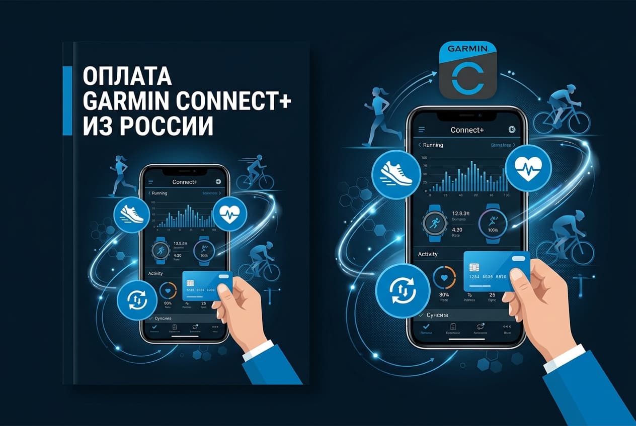 Как оформить подписку Garmin Connect+ из России в 2026 году: без зарубежной карты