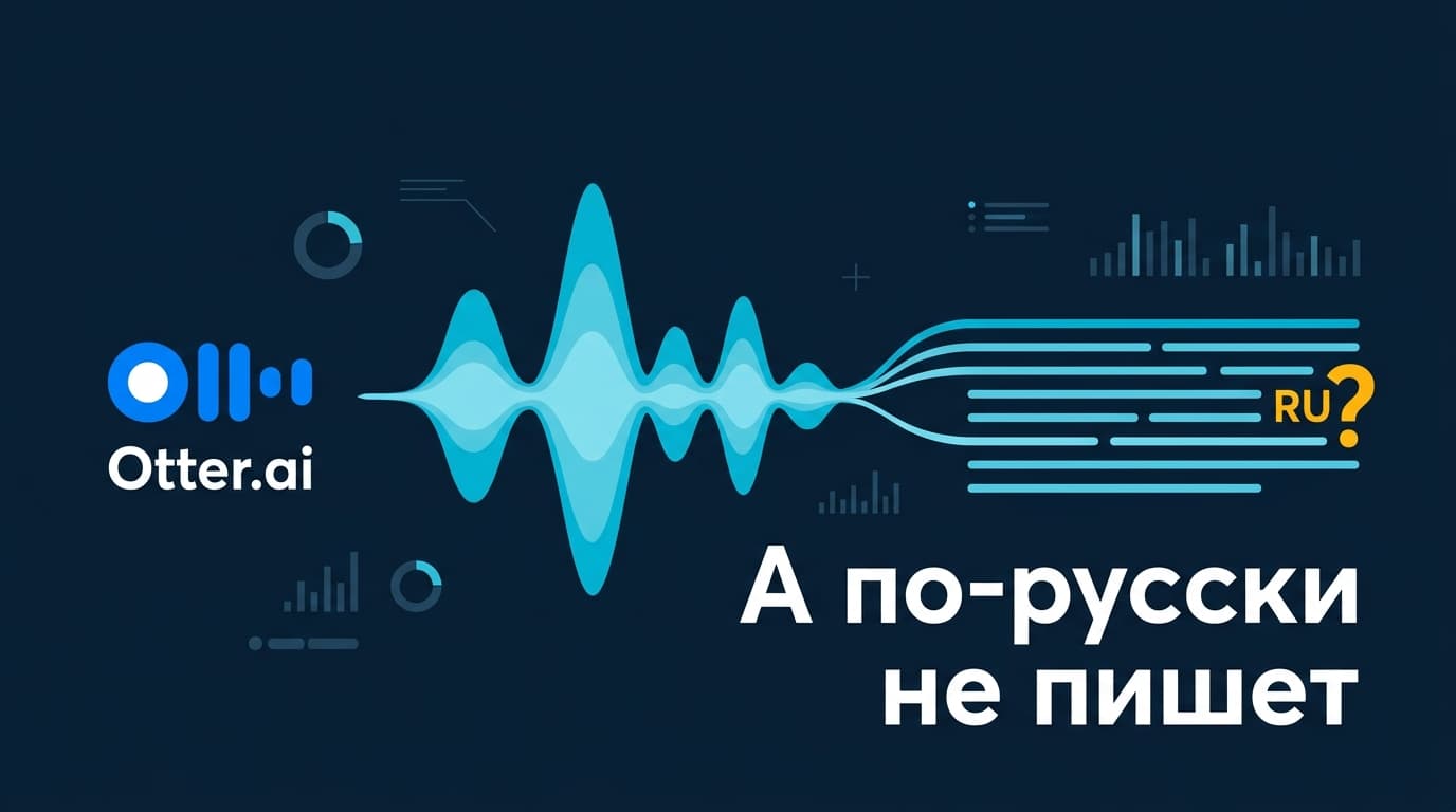 Otter не понимает русскую речь: почему так и что делать вместо этого