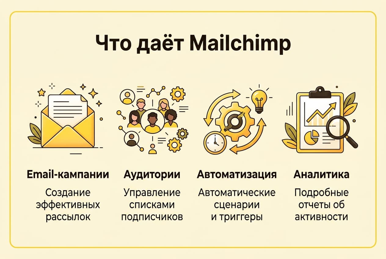 Как оформить подписку Mailchimp из России в 2026 году: без зарубежной карты — фото 1