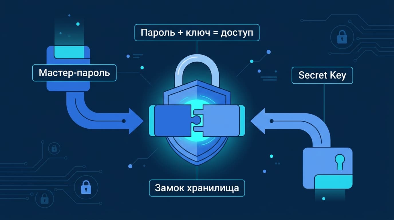 1Password просит Secret Key на новом устройстве: что это и как войти — фото 1