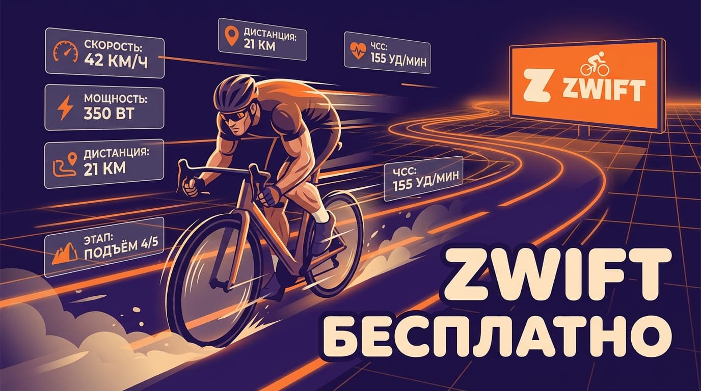 Zwift бесплатно: как пользоваться сервисом и когда начинается платная подписка