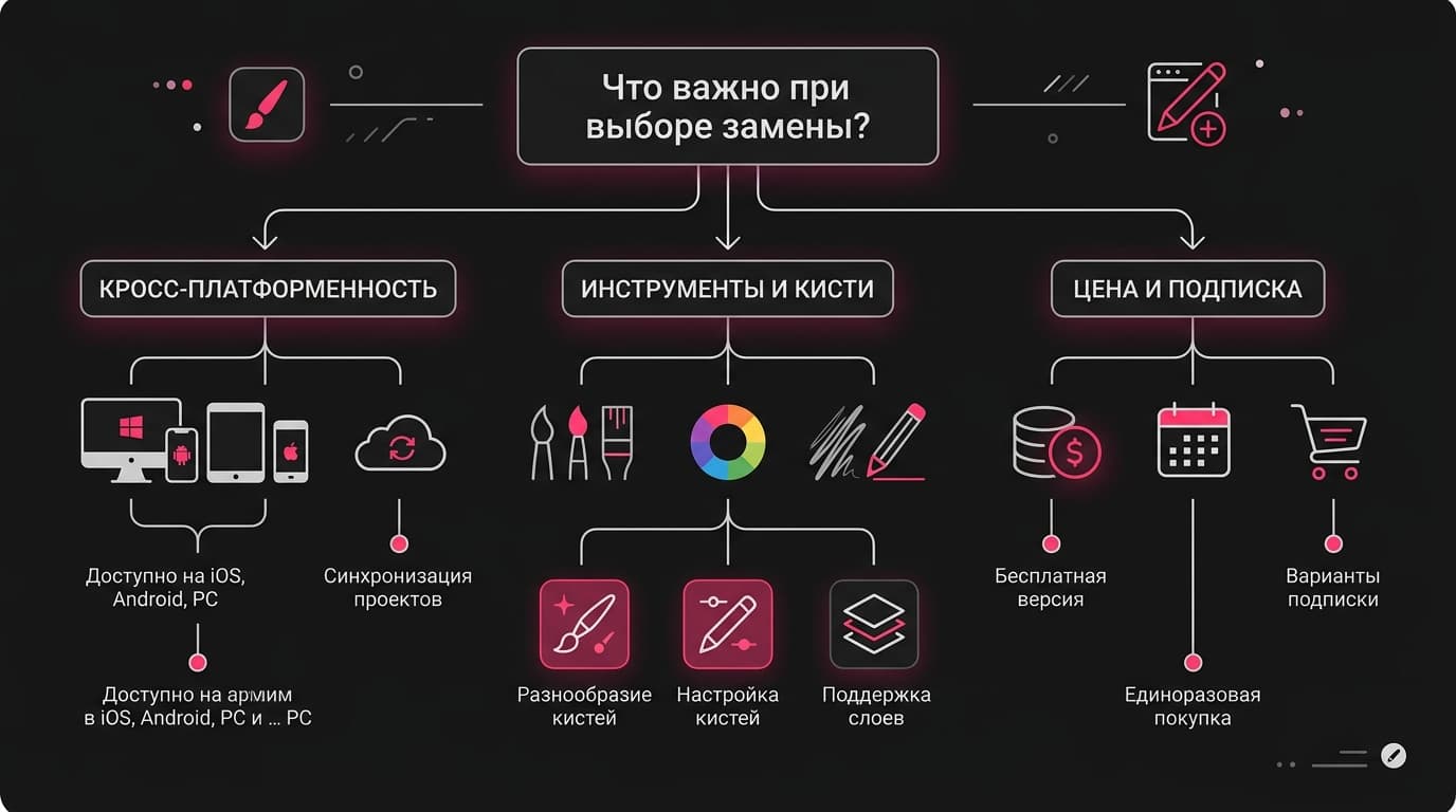 Аналог Procreate для Android: чем заменить приложение, если нет iPad — фото 1
