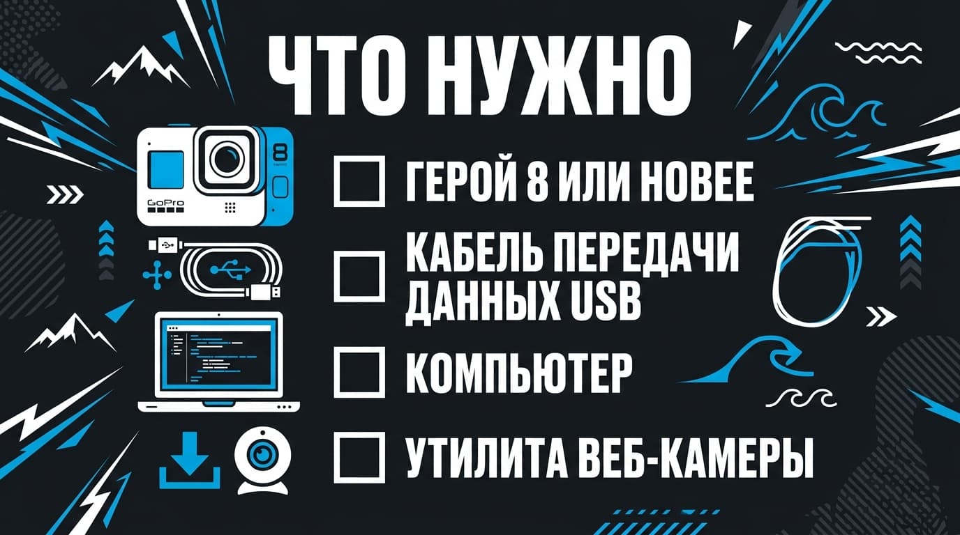 GoPro как веб-камера через USB: настройка утилиты и подключение — фото 1