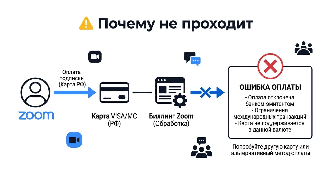 Как оплатить подписку Zoom из России в 2026 году — фото 4