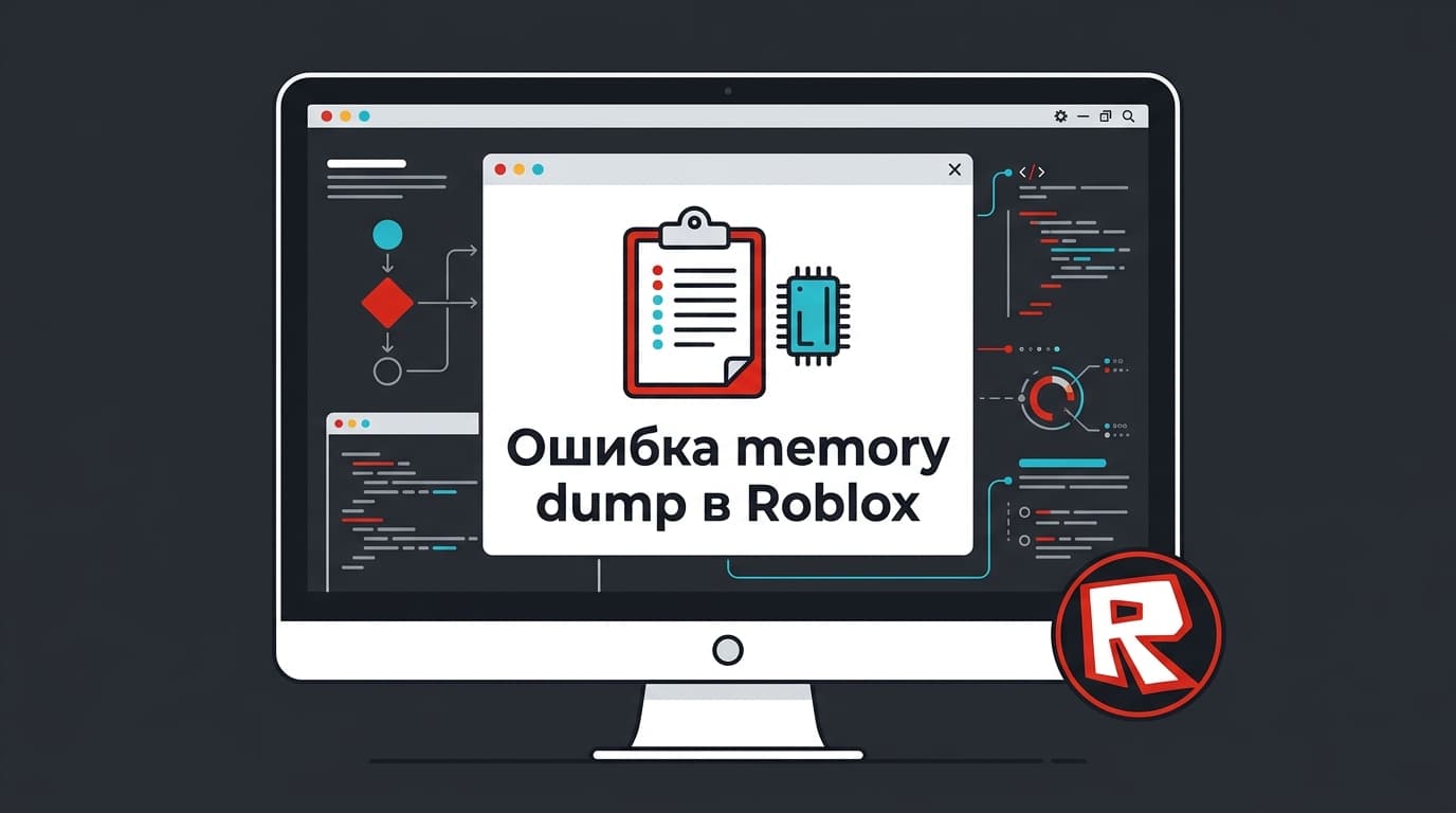 The memory dump was captured to your clipboard в Roblox: как исправить