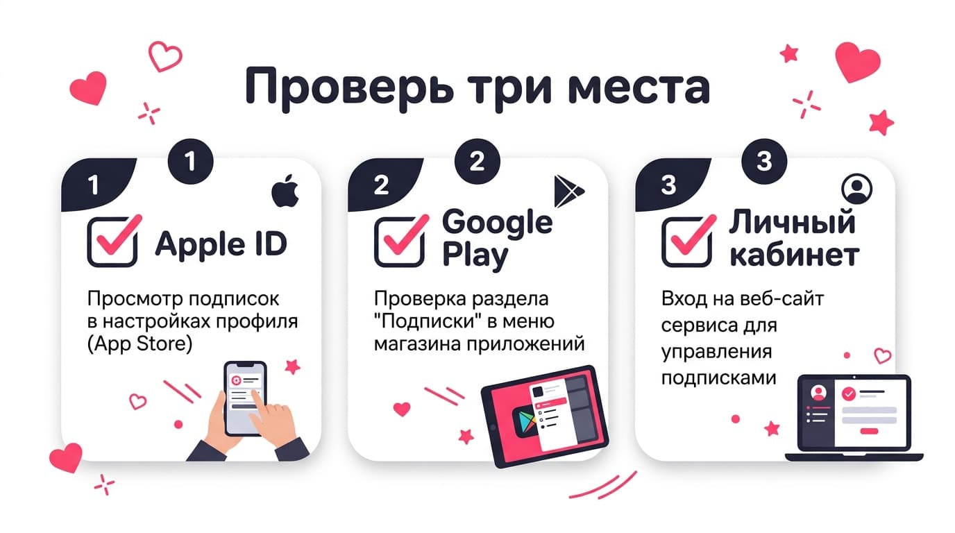Как отменить подписку Twinby: три кассы, три разных пути и проверка, что деньги больше не уходят — фото 2