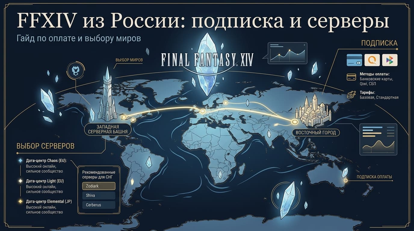 Final Fantasy XIV Online: как играть в России, где платить за подписку и что меняется из-за региона