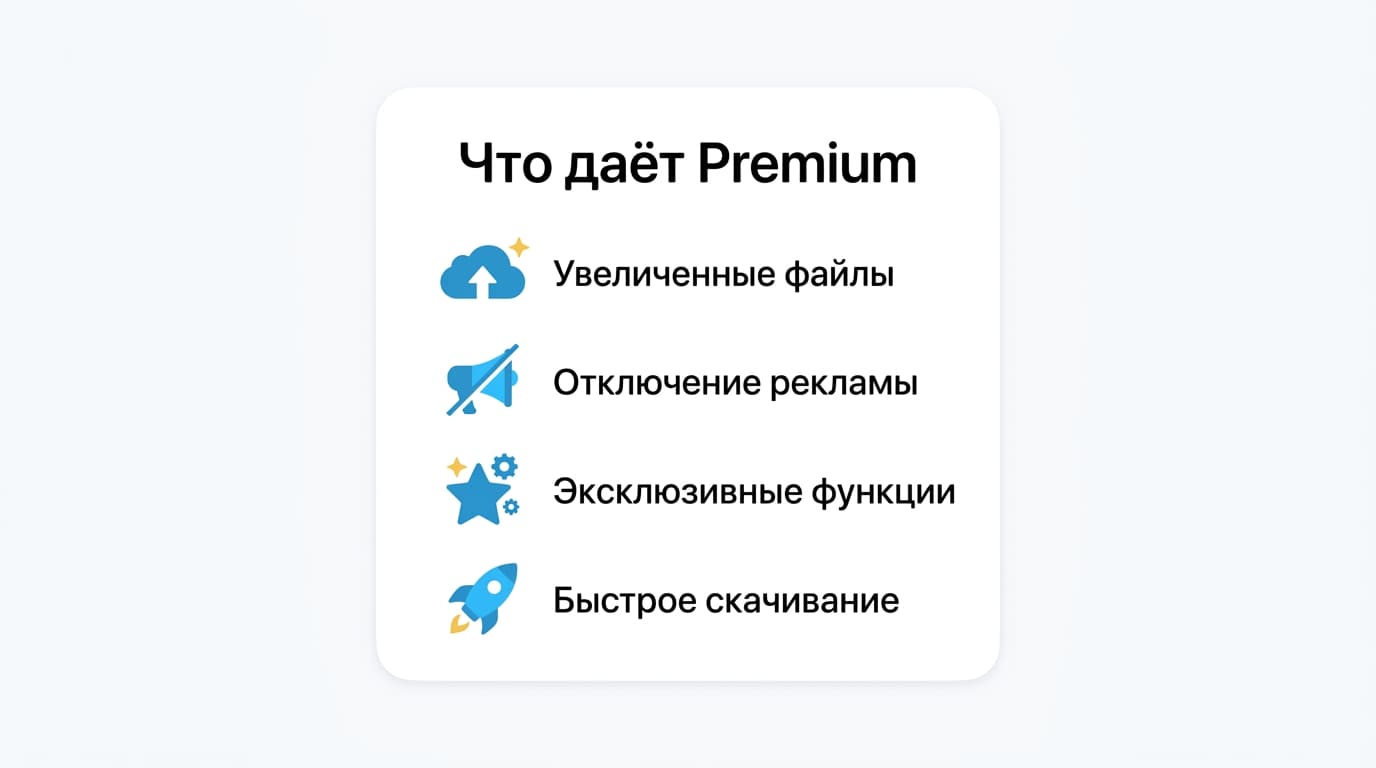 Как оплатить подписку ТГ Премиум в 2026 году из России — фото 1