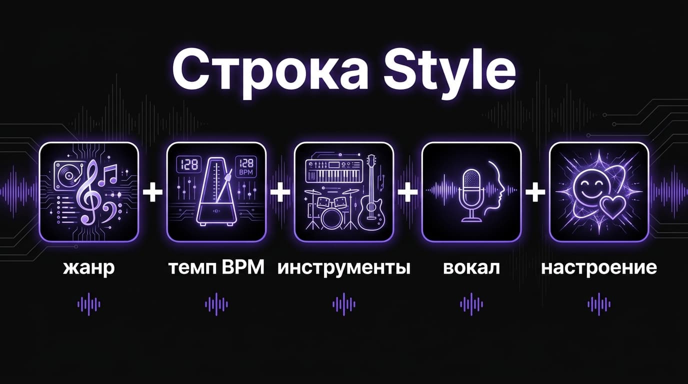 Suno: разбираемся в настройках — Simple, Custom и что делают ползунки Weirdness, Style и Audio Influence — фото 3