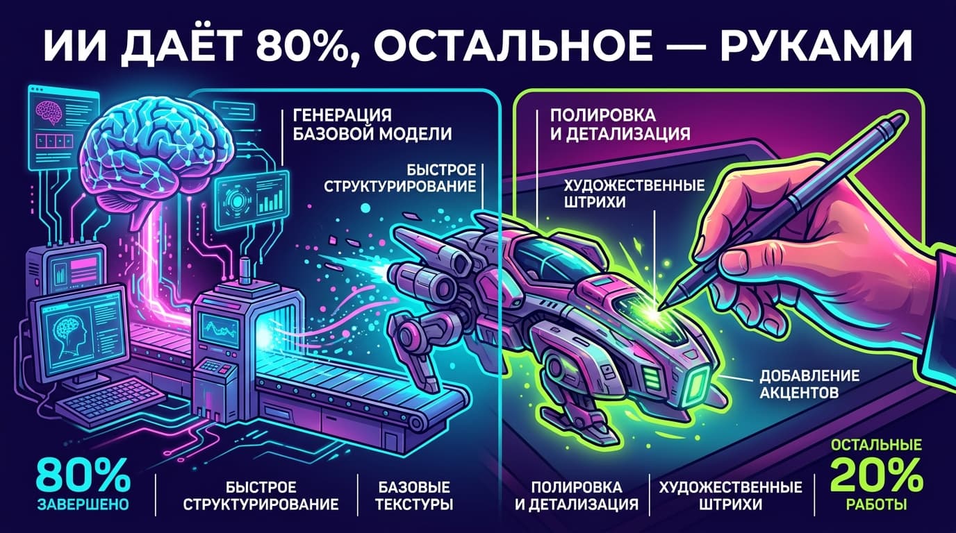 Нейросети для игровых ассетов в 2026 году: подборка рабочих сервисов — фото 5
