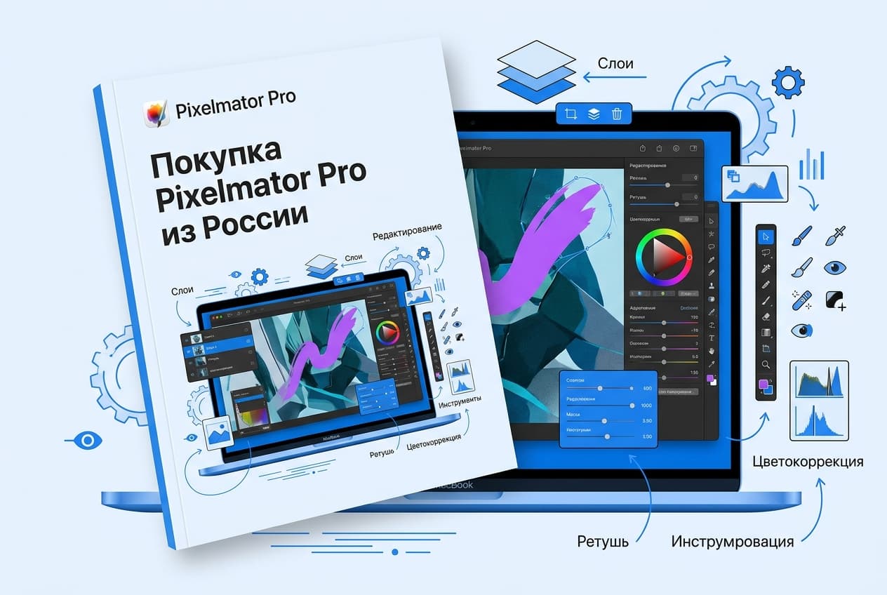 Как купить Pixelmator Pro из России в 2026 году: без зарубежной карты