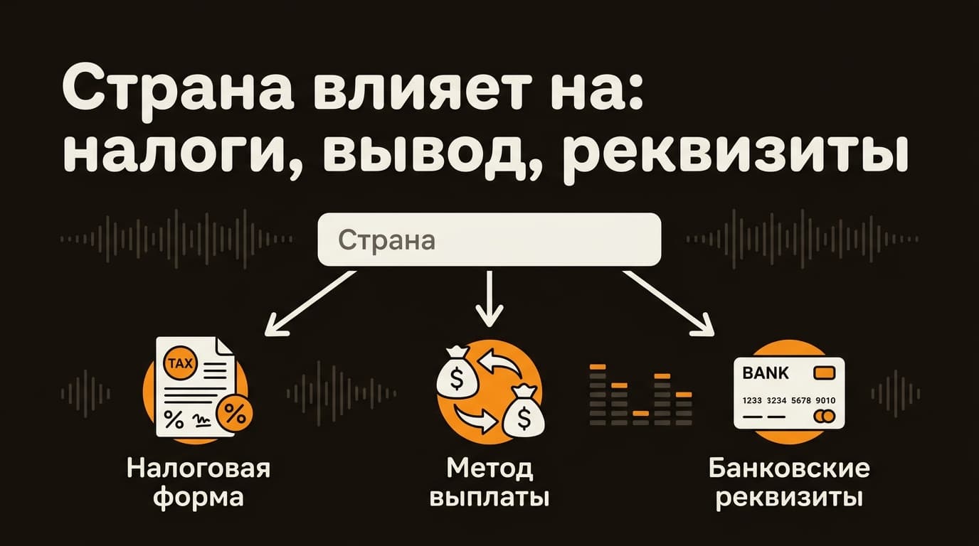 От какой страны регистрироваться на TuneCore: как выбрать правильно и не запутаться с налогами — фото 1