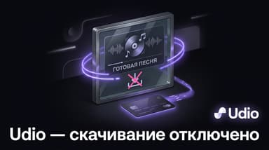 Как оплатить Udio из России в 2026 году: сервис, где теперь нельзя скачивать треки