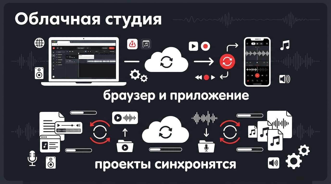 BandLab Studio: обзор бесплатной облачной DAW и что даёт платный Membership — фото 1