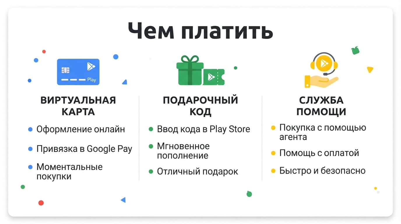 Как оплачивать подписки через Google Play из России в 2026 году — фото 2