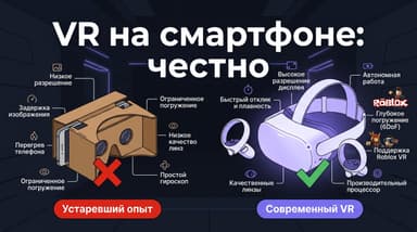 Как настроить смартфон для игры в Roblox VR: честный разбор