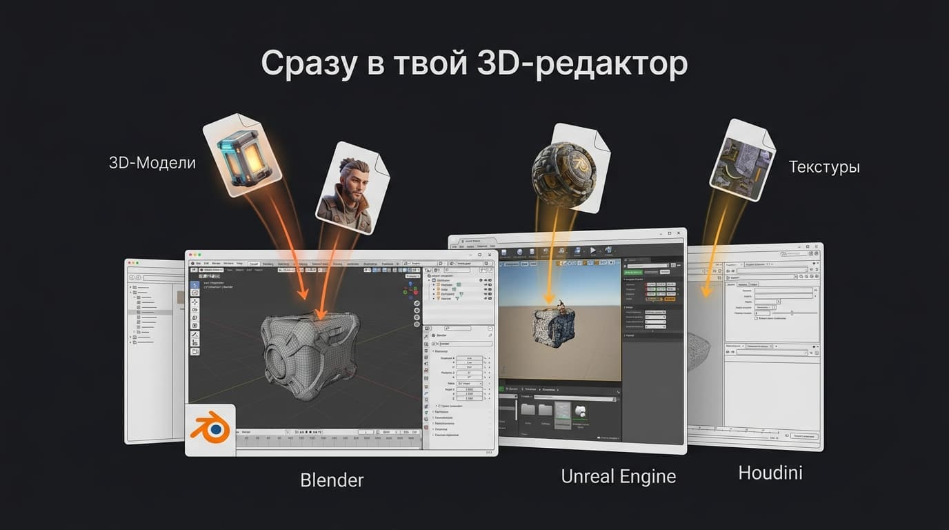 Poliigon из России в 2026: подписка на 3D-текстуры без лишних сложностей — фото 5