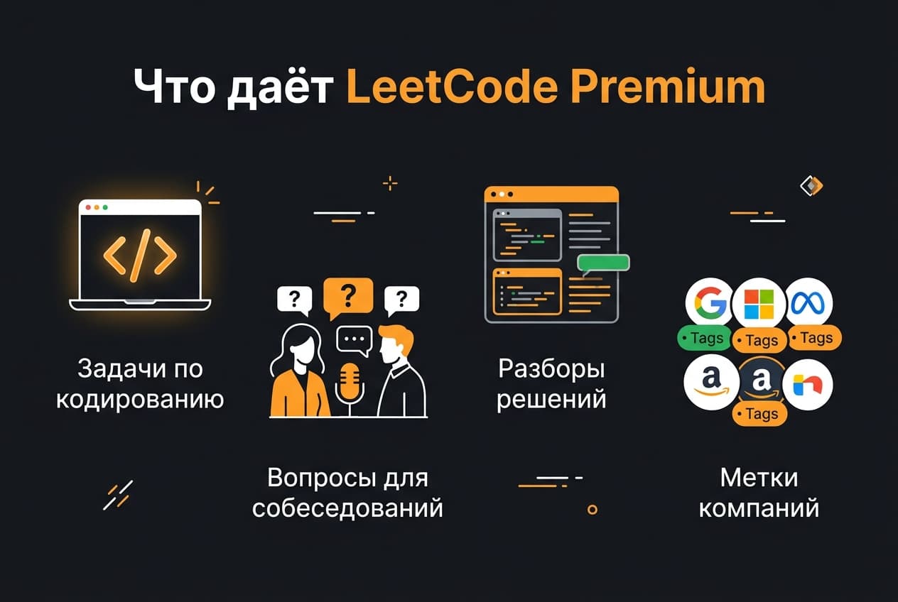 Как оформить подписку LeetCode Premium из России в 2026 году: без зарубежной карты — фото 1