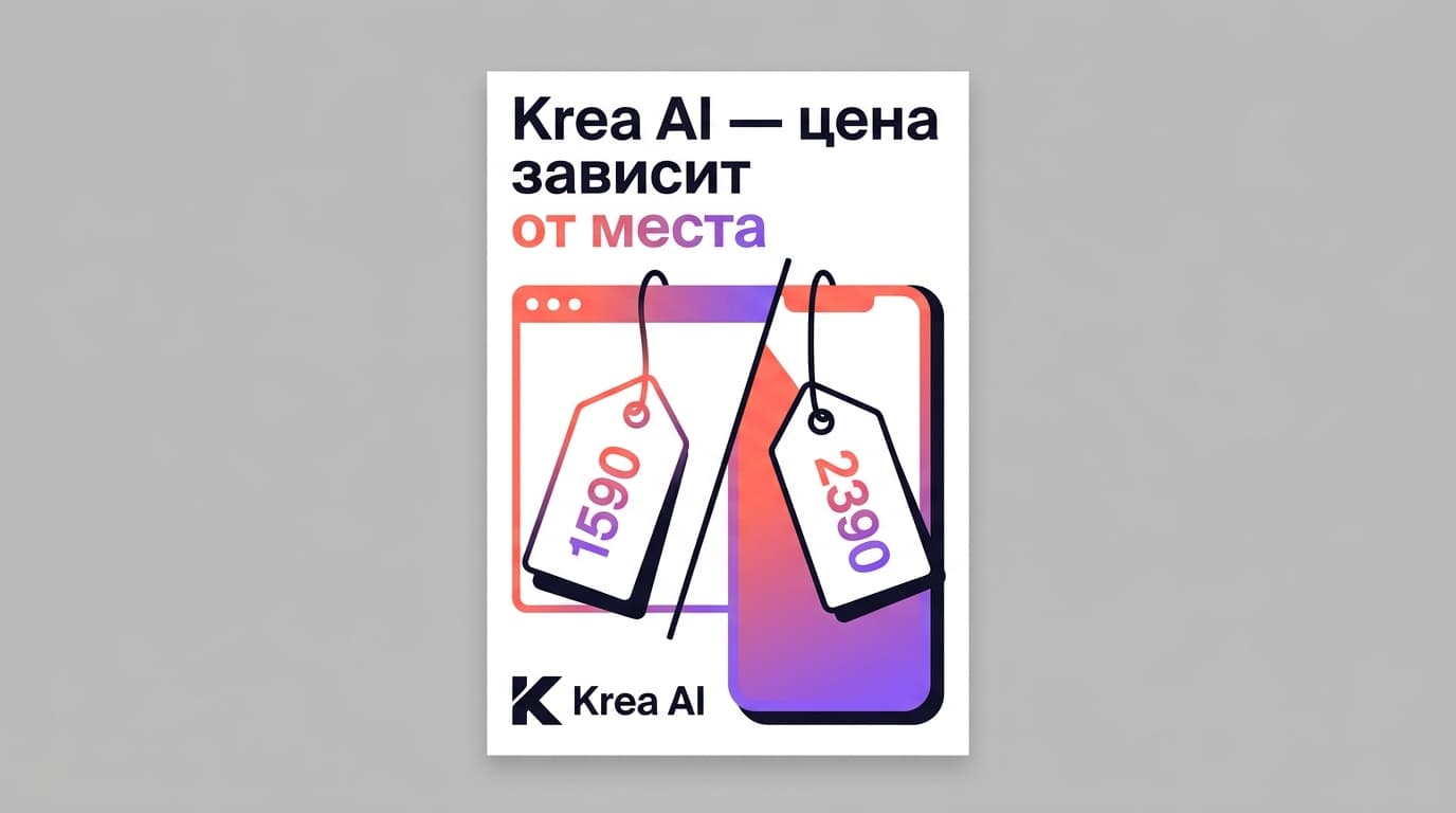Как оплатить Krea AI из России в 2026 году: юниты, паки и лицензия, которой нет у бесплатных