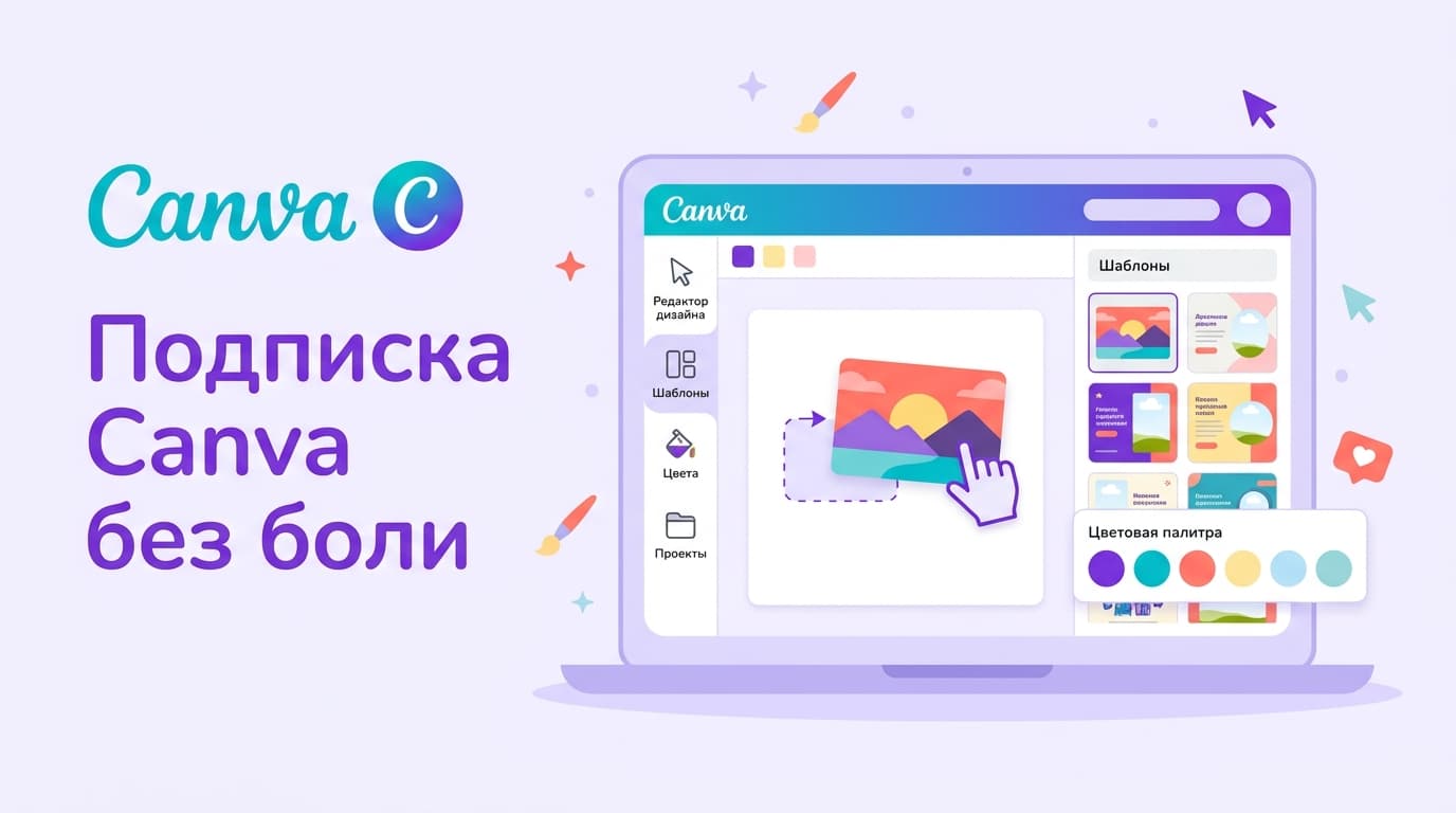Как оформить подписку Canva и не словить отказ карты в 2026