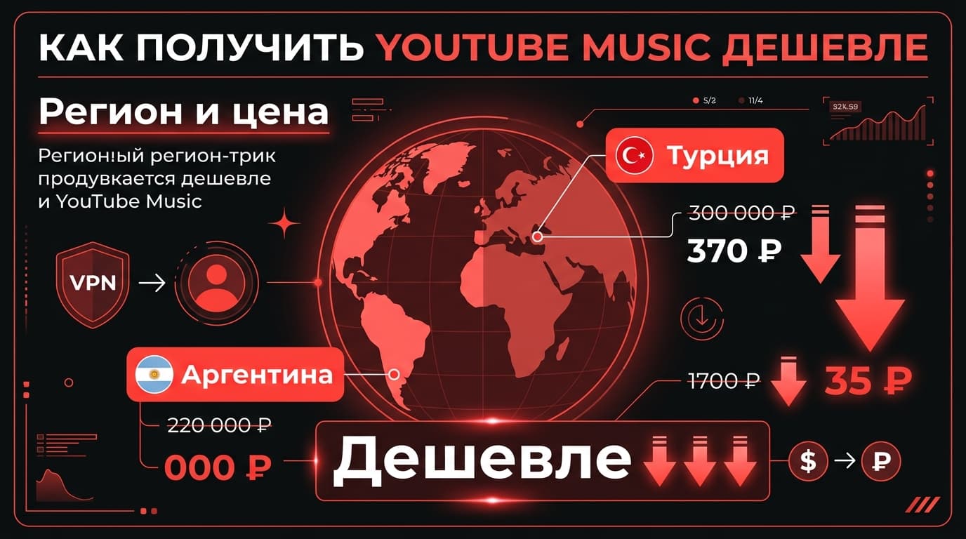 Оплата YouTube Music из России в 2026 году: три рабочих схемы — фото 4
