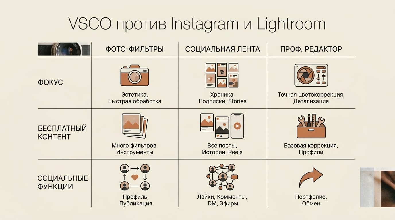 VSCO: что это за приложение и чем оно отличается от обычных фоторедакторов — фото 3