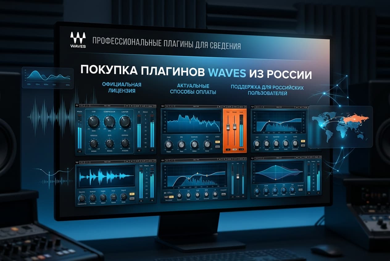 Как купить плагины Waves из России в 2026 году: без зарубежной карты