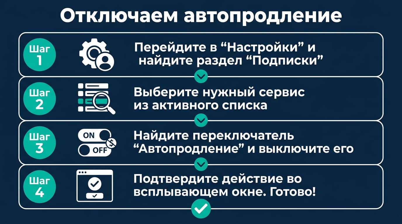 Как оплатить подписку вручную: отключаем автосписание и платим сами, когда нужно — фото 2
