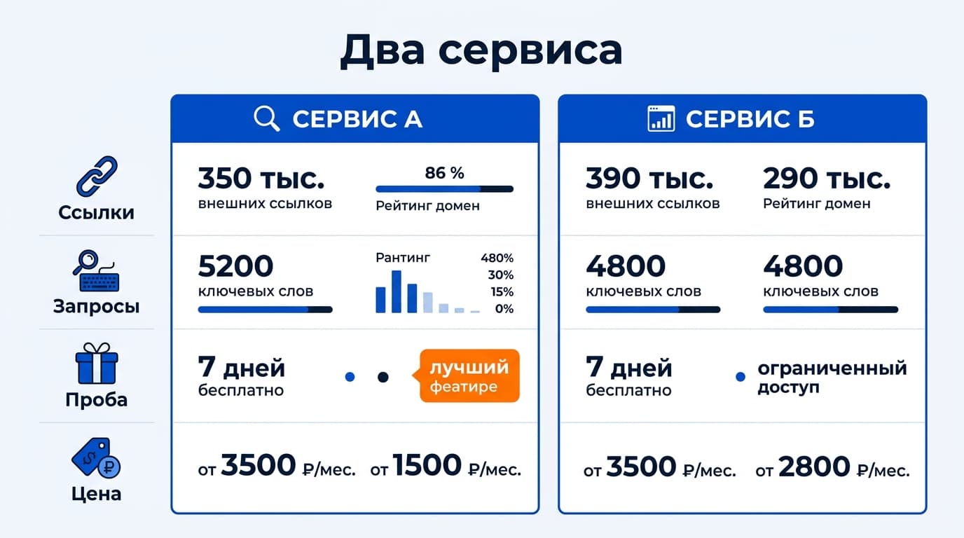 Аналоги ahrefs.com: чем заменить сервис и когда замена не нужна — фото 2