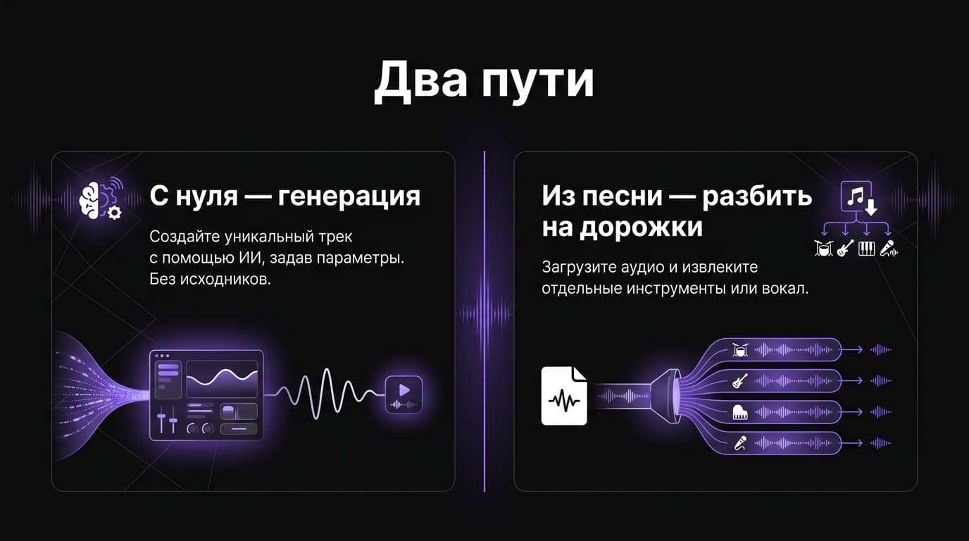 Инструментал и минусовка в Suno: два способа получить трек без вокала и как настроить аранжировку — фото 3