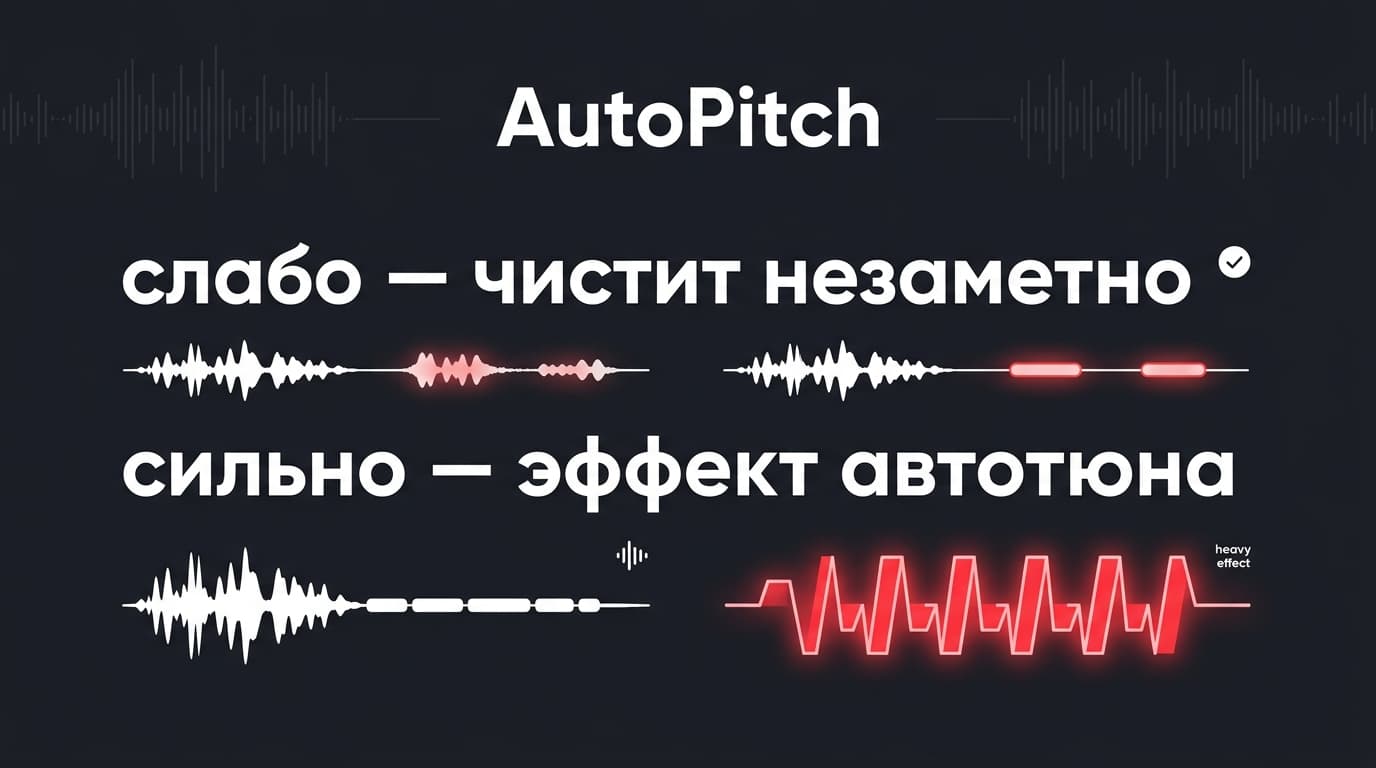Автотюн на вокал в BandLab: настраиваем AutoPitch правильно — фото 1